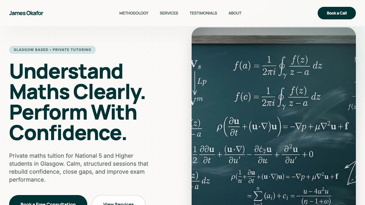 James Okafor website