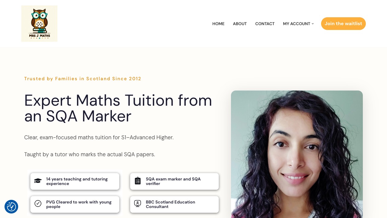 Mrs J Maths Tutor website